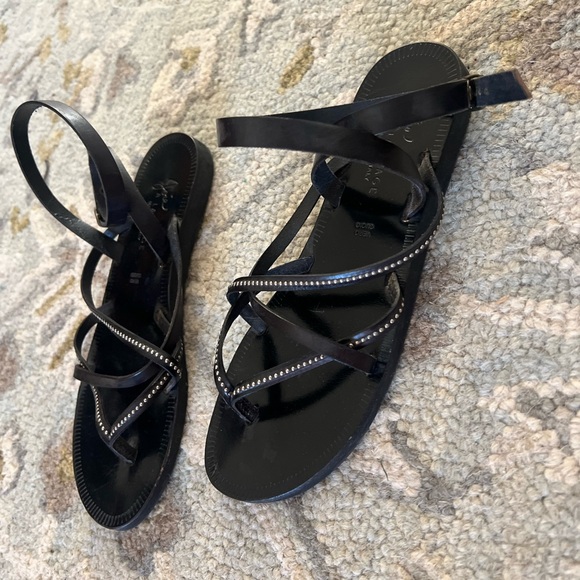 Joie Oda Black Sandals - Picture 5 of 7
